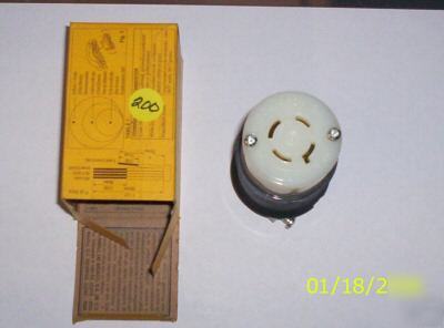 Hubbell connector body insulgrip twist lock