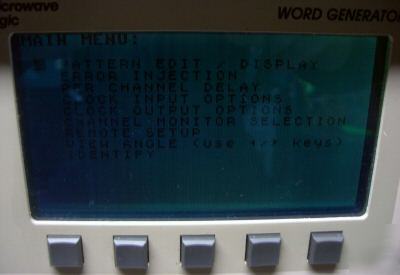 Microwave logic/tektronix multibert-100TX 