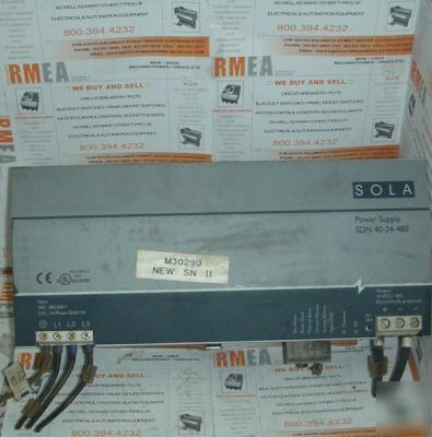 Sola power supply sdn 20-24-480 i:480VAC o:24VDC