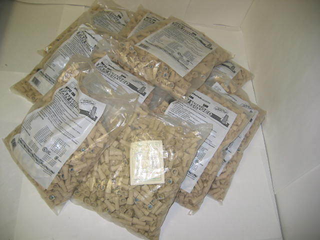 Tan winged wire nuts w/speed driver WP12-tan qty-5500