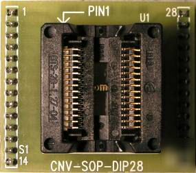 Adp-028 SOIC28-DIP28 adapter for universal programmer