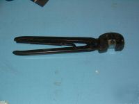 Amp hand crimp or crimping tool 91410-1 shield ferrule