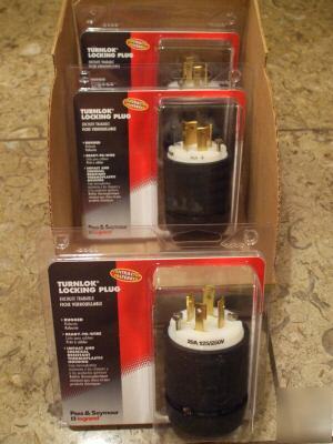 Pass & seymour L14-20 locking plug L1420-p 20A 125/250V