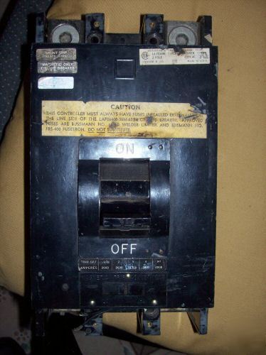 Square d circuit breaker 600 volt 2 pole # LAF26400