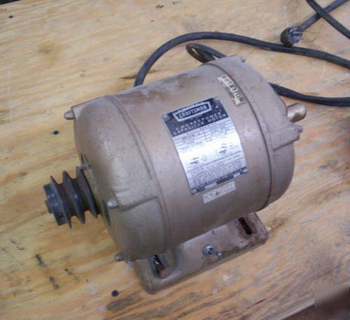 Old craftsman tools 1 hp motor 3600 rpm 1/60/115/230V 