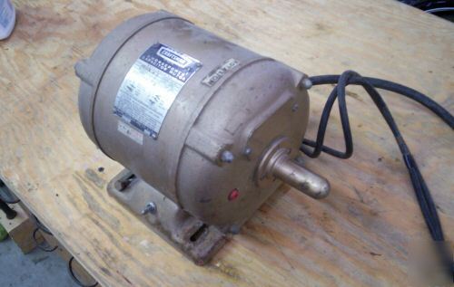 Old craftsman tools 1 hp motor 3600 rpm 1/60/115/230V 