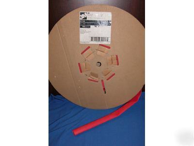 (1) 100' red 3M thin-wall heat shrink bulk spool