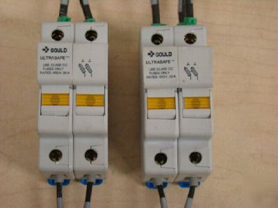 (2) gould ultrasafe fuse block 30AMP 600V USCC2I =