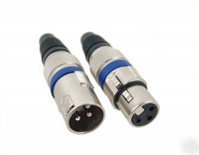 32 neutrik, cannon, male & female xlr connectors