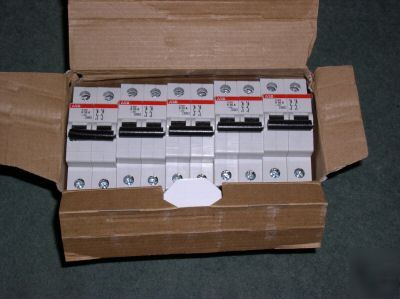 New 5 abb S202 K50 2 pole 50 amp circuit breaker