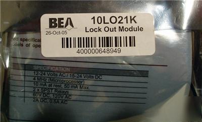 New bea LO21 lockout module 10LO21K relay keane monroe