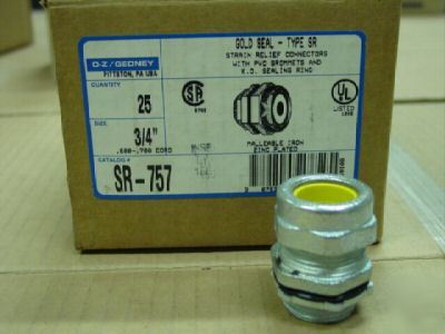 Oz-gedney gold seal strain relief connector sr-757