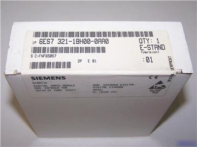 Siemens 6ES7-321-1BH00-0AA0 digital input module fs 