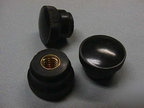 10 antique bakelite terminal post/ radio knobs 1/4-20