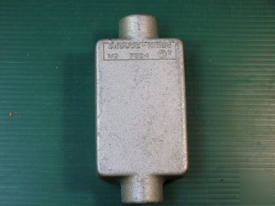 Crouse hinds plug explosion proof box 250 volt 72EC