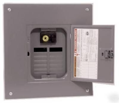New 100A square d qo 12 space w/ main QO112-20M100C 