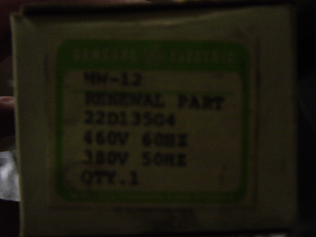 New general electric CR22D135G4 re al part