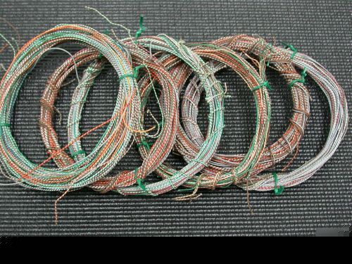 New we 22AWG cloth wire 100 feets vintage 1950's as 