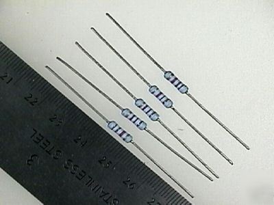 1.1K ohm 1 watt 5% metal oxide resistors <<<lot of 5>>>