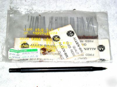 50 vintage carbon comp 3300 ohm 1/4W resistor mil ab