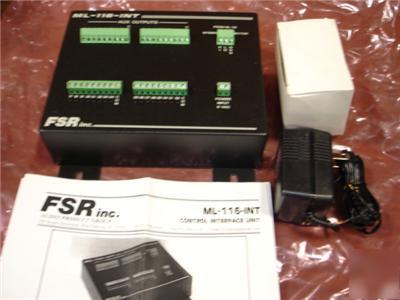 Fsr ml-116-int lighting control interface map pannel