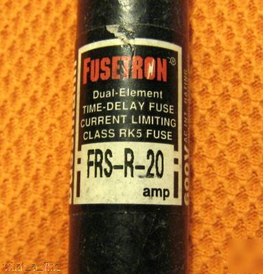 New buss frs-r-20 fuse FRSR20 frsr 20 amp 600 volt 