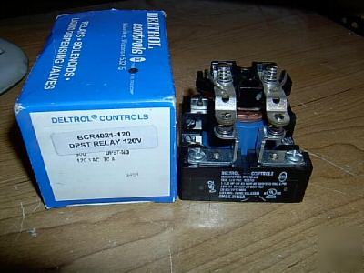 New deltrol 900 series dpst relay 30AMP heavy dty 120A