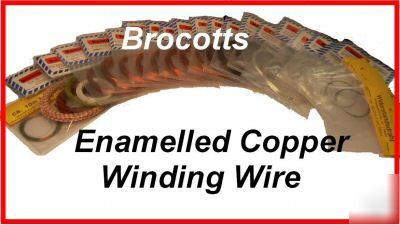 Enamelled copper winding wire 0.71MM x 100GRAMS (22SWG)