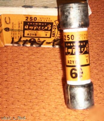 New shawmut A2Y6 amp-trap fuse A2Y-6 type 1 nnb