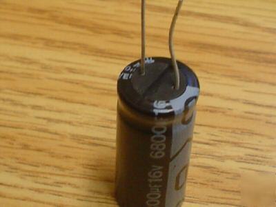 10PCS nich.16V 6800UF high temp 105C radial capacitors 