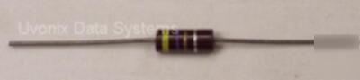 4.7 ohm 1 watt 10% carbon comp 5PK resistor - resistors