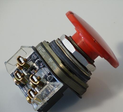 Allen bradley 800T-d red mushroom head pushbutton