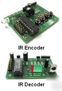 Ir tx/rc remote cntrl module b stamp pic avr mcu robot 