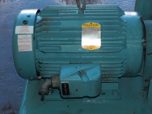 Kuhl blower tba 12-20-tx-15 & baldor motor 20 hp