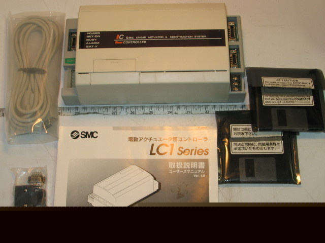 Smc LC1 series linear actuator controller w/ setup disk