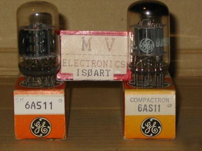 2 tubes 6AS11 6AF11 6BD11 ge - valvole rÃ¶hren 