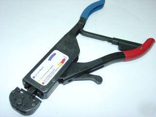 Amp 59250 red blue crimper crimping aircraft tool