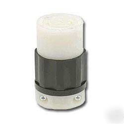Leviton 2713, 30 amp nylon locking connector w/ground