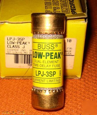 New buss lpj-3SP LPJ3SP fuse 3 amp low peak ajt nnb