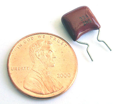 Radial film capacitors ~ .33UF 50V 10% (50)