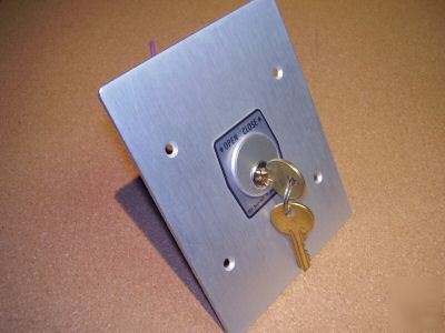 (5) key switch units open-close mall security gates
