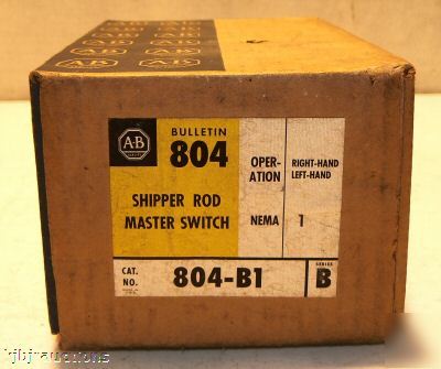 Ab allen bradley 804-B1 shipper rod master switch 