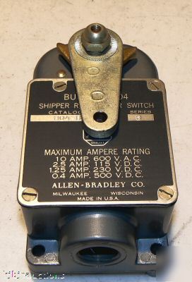 Ab allen bradley 804-B1 shipper rod master switch 