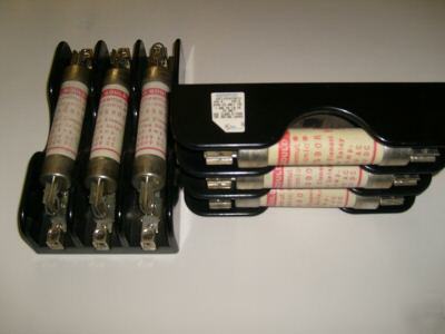 Marathon lg. fuse holders&gould lg. fuses lot of 2 