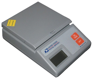 United states postal service PLUS10 postal scales