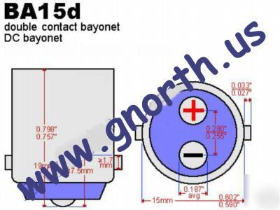 1142 bayonet bulb socket BA15S - stainless steel