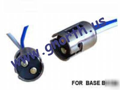 1142 bayonet bulb socket BA15S - stainless steel