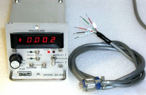 Mks baratron tylan vacuum pressure gauge meter readout