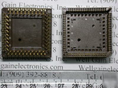 New 500X amp lcc socket 84 pin pcb monut lot