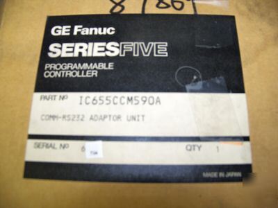 New ge fanuc series 5 programmable controller